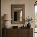 Brown Ash Rectangular Mirror | Vical Home Lugano