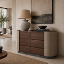 Eucalyptus Veneer 6-Drawer Chest | Vical Home Kandern