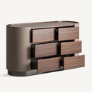 Eucalyptus Veneer 6-Drawer Chest | Vical Home Kandern