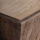 Aged Wood Travertine Coffee Table | Vical Home Merkem