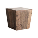 Aged Wood Travertine Side Table | Vical Home Merkem