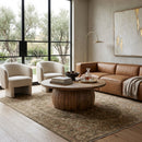Hospitality furniture - Round Teak Wood Coffee Table - www.oroatrade.com