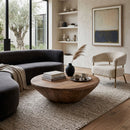 Hospitality furniture - Conical Teak Wood Coffee Table - www.oroatrade.com