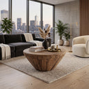 Hospitality furniture - Conical Teak Wood Coffee Table - www.oroatrade.com