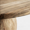 Teak Round Base Dining Table | Vical Home Erloy