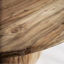 Teak Round Base Dining Table | Vical Home Erloy