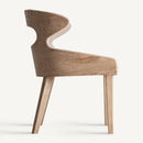 Hospitality furniture - Beige Cutout Back Dining Chair - www.oroatrade.com