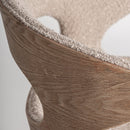 Hospitality furniture - Beige Cutout Back Dining Chair - www.oroatrade.com