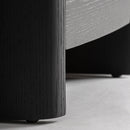 Hospitality furniture - Black Oak 2-Drawer Bedside Table - www.oroatrade.com