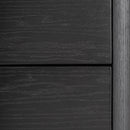 Hospitality furniture - Black Oak 2-Drawer Bedside Table - www.oroatrade.com