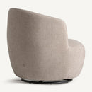 Hospitality furniture - Beige Chenille Swivel Chair - www.oroatrade.com
