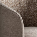 Hospitality furniture - Beige Chenille Swivel Chair - www.oroatrade.com