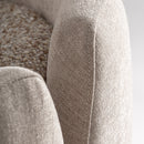 Hospitality furniture - Beige Chenille Swivel Chair - www.oroatrade.com