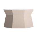Hospitality furniture - Cream Octagonal Side Table - www.oroatrade.com