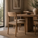 Hospitality furniture - Natural Teak Dining Chairs (2) - www.oroatrade.com