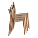 Hospitality furniture - Natural Teak Dining Chairs (2) - www.oroatrade.com