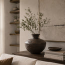 Brown Iron Antique Vase | Vical Home Mahe
