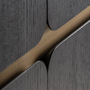 Black Wooden 4-Door Wardrobe | Vical Home Prayon