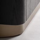 Black Wooden 4-Door Wardrobe | Vical Home Prayon