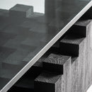 Black Geometric Base Coffee Table | Vical Home Petria