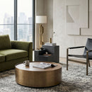 Hospitality furniture - Black Wooden Geometrical Side Table - www.oroatrade.com