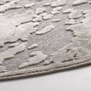 Brown Viscose Round Carpet | Vical Home Ginale