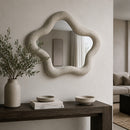 Beige Organic-Shaped Mirror | Vical Home Saham