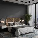 Natural Rattan Queen Size Headboard | Bali Loom Sakina | Oroatrade.com