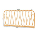 Rattan Rods Queen Sized Headboard | Bali Loom Carrick | Oroatrade.com