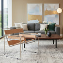 Leather Inspired Strips Accent Chair | Bali Loom Jericho | Oroatrade.com