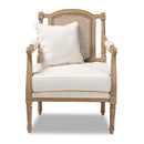 Carved Wood Framed Accent Chair | Bali Loom Clemence | Oroatrade.com