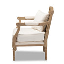 Carved Wood Framed Accent Chair | Bali Loom Clemence | Oroatrade.com