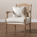 Carved Wood Framed Accent Chair | Bali Loom Clemence | Oroatrade.com
