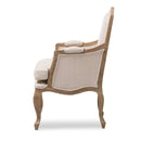 Wood Traditional French Accent Chair | Bali Loom Nivernais | Oroatrade.com