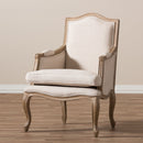 Wood Traditional French Accent Chair | Bali Loom Nivernais | Oroatrade.com