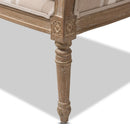 Brown Stripe Accent Chair | Bali Loom Charlemagne | Oroatrade.com