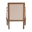 Beige Linen Accent Chair | Bali Loom Chavanon | Oroatrade.com