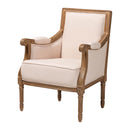 Beige Linen Accent Chair | Bali Loom Chavanon | Oroatrade.com