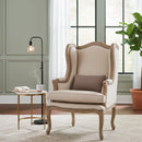 Wooden French Provincial Accent Chair | Bali Loom Oreille | Oroatrade.com