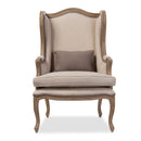 Wooden French Provincial Accent Chair | Bali Loom Oreille | Oroatrade.com