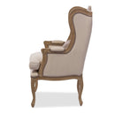 Wooden French Provincial Accent Chair | Bali Loom Oreille | Oroatrade.com
