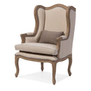 Wooden French Provincial Accent Chair | Bali Loom Oreille | Oroatrade.com