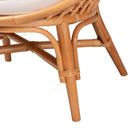 Round Rattan Bohemian Accent Chair | Bali Loom Aerin | Oroatrade.com