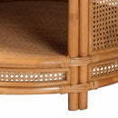Hospitality furniture - Round 2-Tier Rattan Coffee Table - www.oroatrade.com