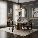 Black Framed Rattan Dining Chair | Bali Loom Ayana | Oroatrade.com