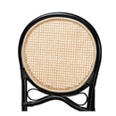 Black Framed Rattan Dining Chair | Bali Loom Ayana | Oroatrade.com