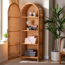 Arched Rattan Accent Cabinet | Bali Loom Paloma | Oroatrade.com