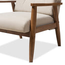 Beige Tufted High Back Accent Chair | Bali Loom Roxy | Oroatrade.com