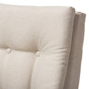 Beige Tufted High Back Accent Chair | Bali Loom Roxy | Oroatrade.com