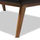 Black Leather Inspired Lounge Chair | Bali Loom Annetha | Oroatrade.com